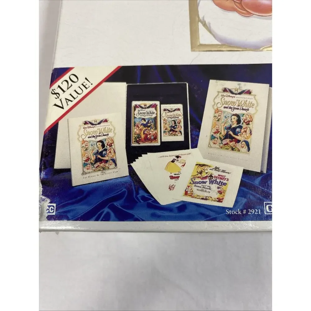 SNOW WHITE Walt Disney's Masterpiece Exclusive Deluxe Video VHS Edition SEALED